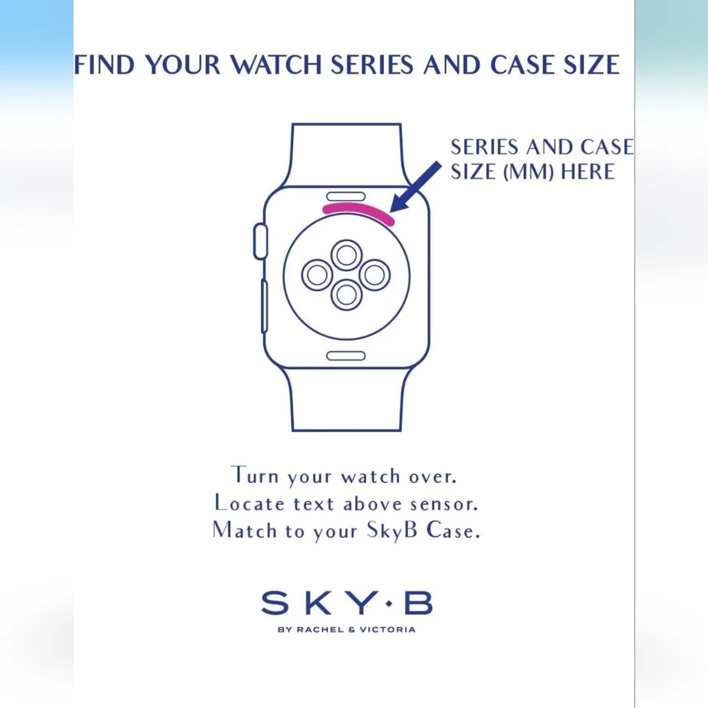 NIB SKYB Halo Protective Case for Apple Watch Series 1-3 42mm Yellow Gold